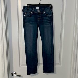 EUC Hudson Crop Ginny Jeans Women's Dark Blue Jeans Size 25